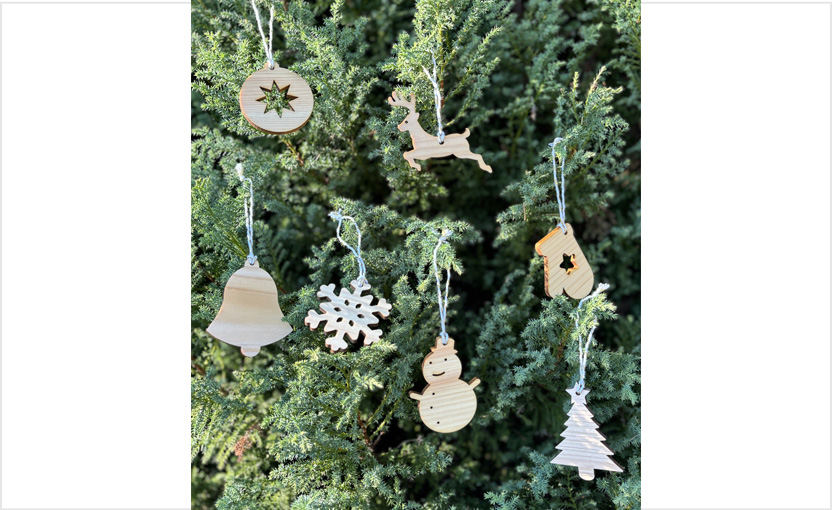 ひのきのクリスマス・オーナメント